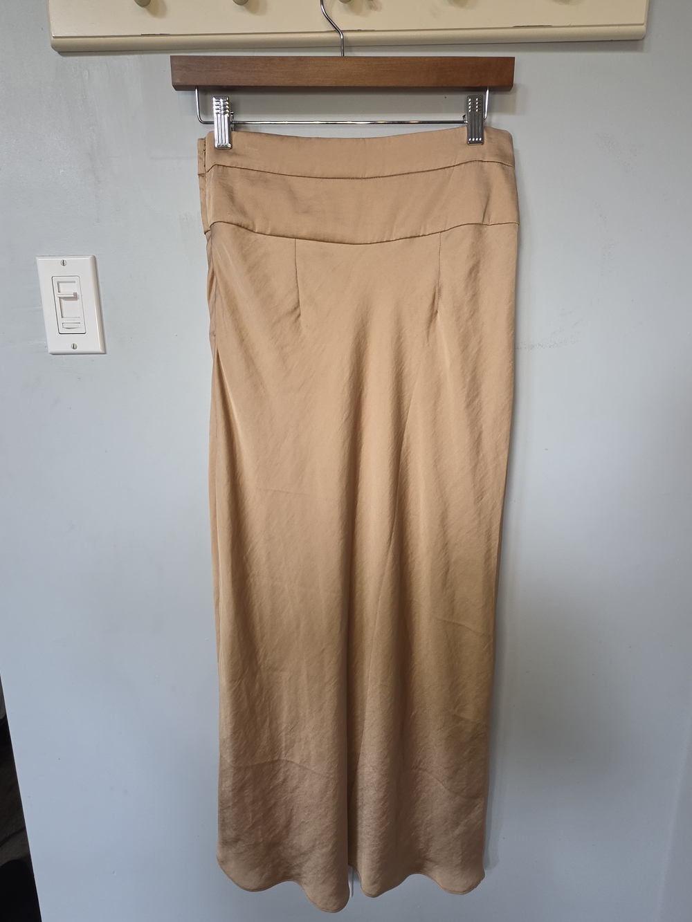 Free People Champagne Maxi Skirt  M/8
